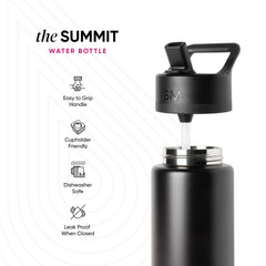 Summit Kids Water Bottle with Straw Lid