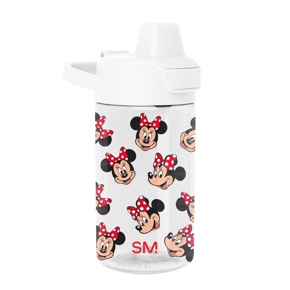 Summit Kids Plastic Water Bottle with Simple Flip Straw Lid