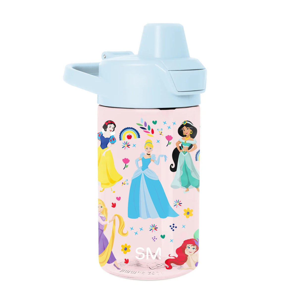 Summit Kids Plastic Water Bottle with Simple Flip Straw Lid